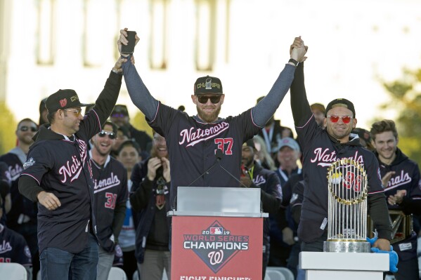 Strasburg world series jersey deals